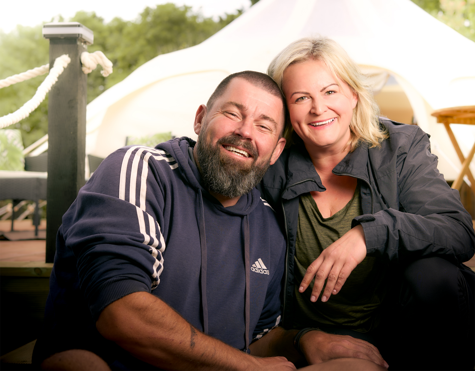Owners of Orchard Blossom Glamping Worcestershire